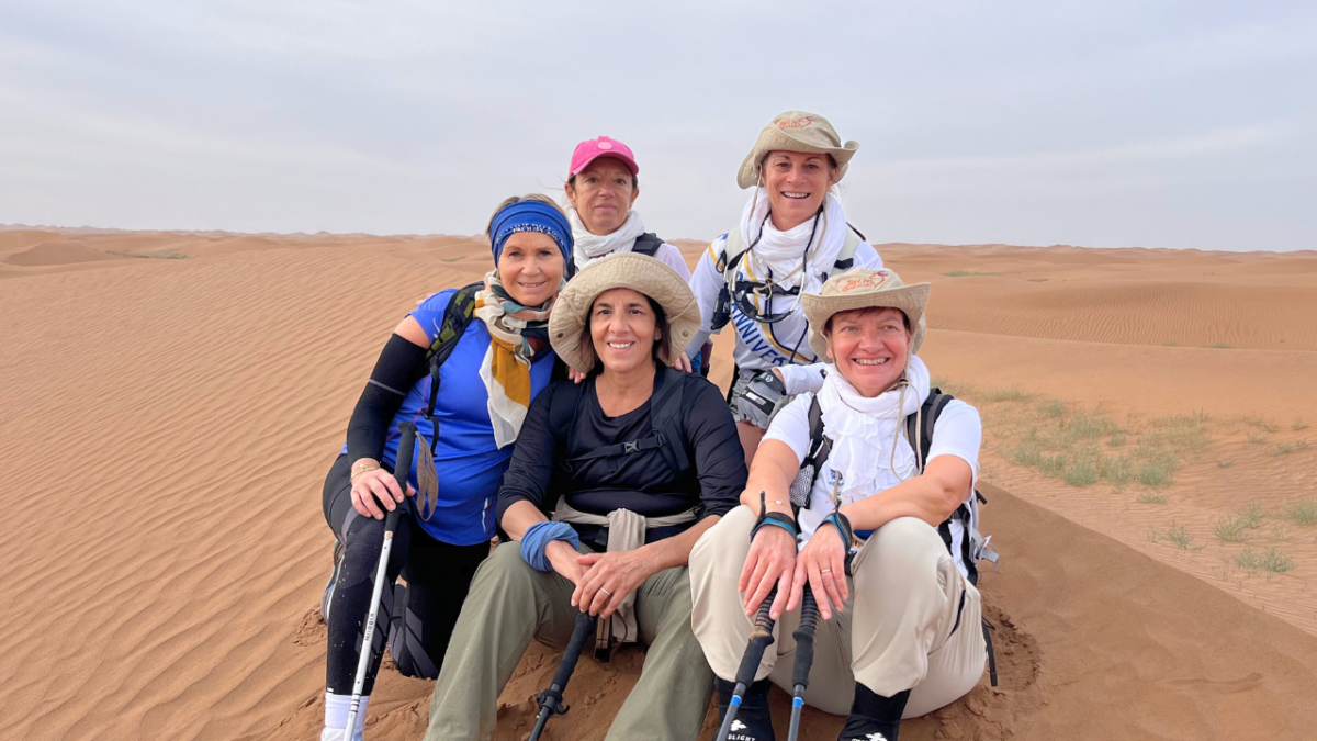 5 femmes nordistes traversent le désert au Maroc pour la bonne cause